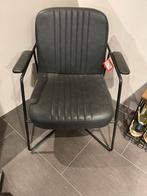 Antraciet Fauteuil met Armleuningen, Ophalen, Minder dan 75 cm, Zo goed als nieuw, Metaal