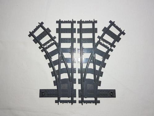 Wissels RC lego trein rails 60238, 7895, 7996 MOD (4), Kinderen en Baby's, Speelgoed | Duplo en Lego, Zo goed als nieuw, Lego