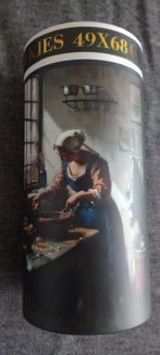Legpuzzel 1000 stukjes 49x68cm Vermeer? Puzzel in ronde doos, Ophalen of Verzenden, 500 t/m 1500 stukjes, Nieuw, Legpuzzel