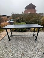 Eikenhout bureau, Tuin en Terras, Ophalen, Zo goed als nieuw, Rechthoekig, Hout
