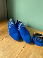 Mascolori schoenen koningsblauw met bijpassende riem, Kleding | Heren, Ophalen of Verzenden, Gedragen