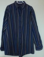 Heren overhemd, Blauw, Ophalen of Verzenden, Zo goed als nieuw, Halswijdte 43/44 (XL)