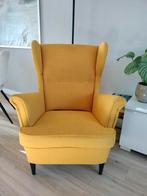 Strandmon geel fauteuil Ikea, Huis en Inrichting, Fauteuils, Ophalen, Gebruikt, 75 tot 100 cm
