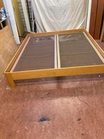 Te koop Auping Auronde 180x210  hoogte 34,5  kleur beuken, Ophalen of Verzenden, Zo goed als nieuw