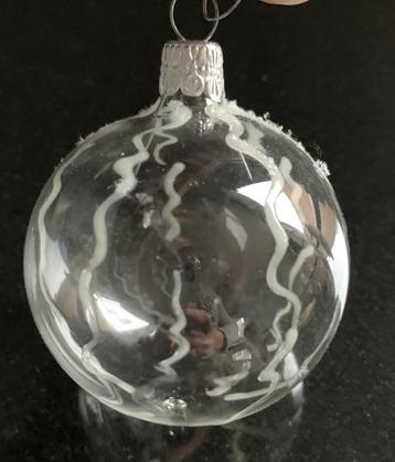 Kerstballen glas helder  beschikbaar voor biedingen