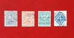 1923 Nederland Nvph 110-113 Gestempeld 4 Postzegels, Ophalen, Gestempeld