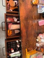 Houten kaptafel, Huis en Inrichting, Tafels | Kaptafels, Ophalen, Gebruikt, 100 tot 150 cm, Minder dan 100 cm