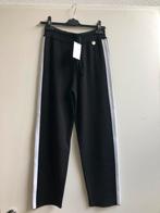 DENNY ROSE comfy pantalon zwart met witte bies XS en S, Italie, -, Verzenden, Zwart