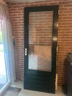 Buiten deur, Doe-het-zelf en Verbouw, Deuren en Horren, Ophalen, Gebruikt, 200 tot 215 cm, Glas