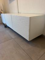 Strak dressoir in wit, Kunststof, 150 tot 200 cm, Ophalen of Verzenden, Zo goed als nieuw