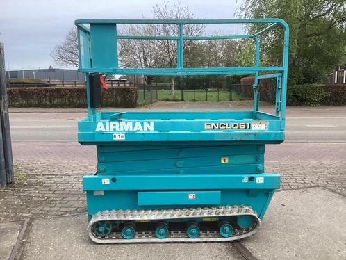 Gebruikte schaarhoogwerker op rups Airman ENCL061, Zakelijke goederen, Machines en Bouw | Liften, Steigers en Ladders
