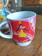 Retro kopjes  en rek, Huis en Inrichting, Keuken | Servies, Ophalen of Verzenden, Zo goed als nieuw, Overige stijlen, Kop(pen) en/of Schotel(s)