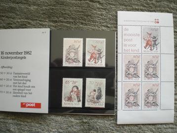 Mapje Kinderpostzegels 1982 Postfris beschikbaar voor biedingen