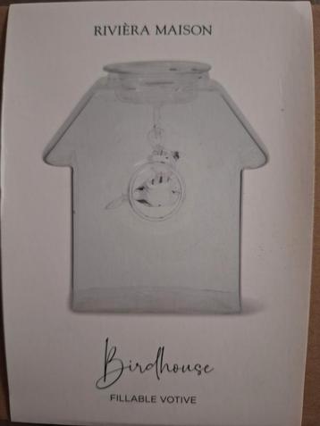 Riviera Maison birdhouse fillable votive beschikbaar voor biedingen