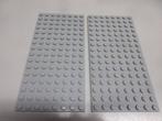 nr. 4410, 2 grijze Lego bouwplaatjes, 8x16 noppen 92438, Complete set, Ophalen of Verzenden, Lego, Zo goed als nieuw