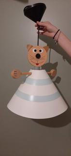 Leuke lamp voor kinderkamer, poes / kat, Ophalen of Verzenden, Zo goed als nieuw, Hout