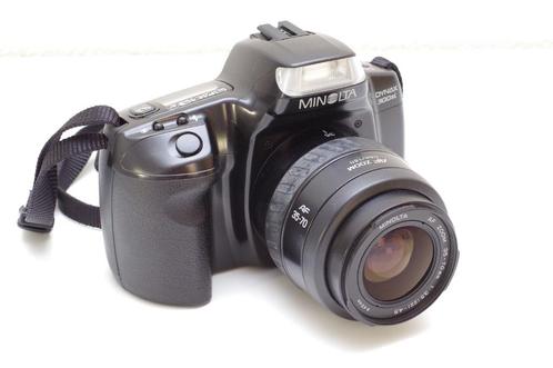 Minolta spiegelreflex 35mm film + 35-70mm lens + batterij, Audio, Tv en Foto, Fotocamera's Analoog, Refurbished, Spiegelreflex
