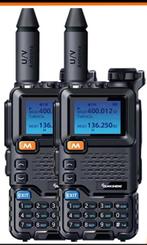 2 portofoons 18-1300 MHz FM TX en FM AM SSB RX + lader+ accu, Telecommunicatie, Nieuw, Portofoon of Walkie-talkie, Ophalen of Verzenden