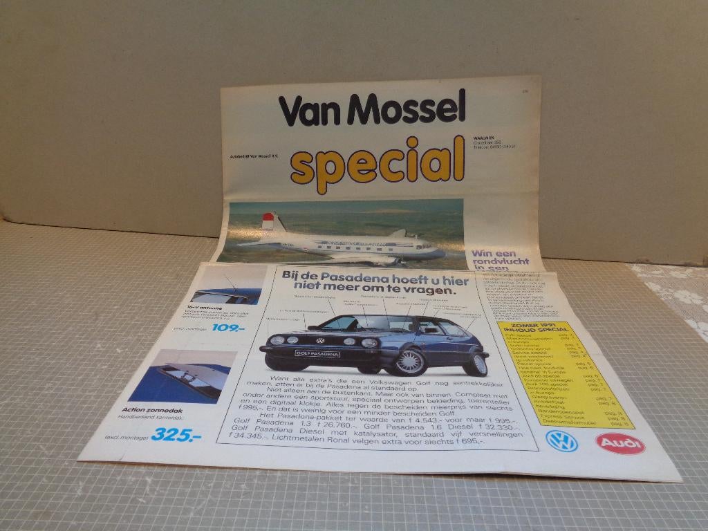 van mossel special krant, Ophalen of Verzenden, Zo goed als nieuw, Overige merken