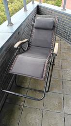 Inklapbare ligstoel - Opknapper, Tuin en Terras, Ligbedden, Ophalen, Gebruikt, Metaal, Verstelbaar