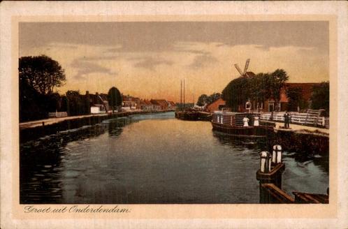 onderdendam, Verzamelen, Ansichtkaarten | Nederland, Gelopen, Groningen, Voor 1920, Verzenden