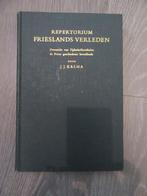Repertorium Frieslands verleden - Overzicht 1955, Boeken, Verzenden, Zo goed als nieuw