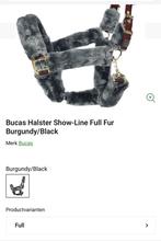 BUCAS Show Line Full Fur halster Full, Dieren en Toebehoren, Ophalen of Verzenden, Zo goed als nieuw, Overige soorten