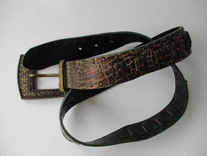 Vera Pelle leren tailleriem 90, Kleding | Dames, Riemen en Ceinturen, Zo goed als nieuw, Tailleriem, 80 tot 90 cm, 3 tot 5 cm