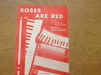 ROSES ARE RED, Muziek en Instrumenten, Bladmuziek, Les of Cursus, Accordeon, Gebruikt, Ophalen of Verzenden