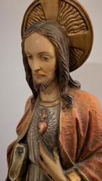 Oud Beeld Jezus 56 cm, Antiek en Kunst, Ophalen of Verzenden