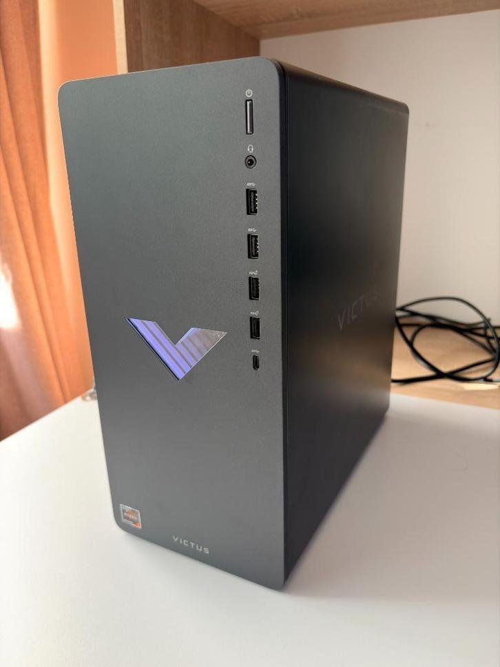 HP Victus 15L – Ryzen 7 5700G | RTX 3060 Ti | 16GB | 1TB SSD, Computers en Software, Desktop Pc's, Zo goed als nieuw, 4 Ghz of meer