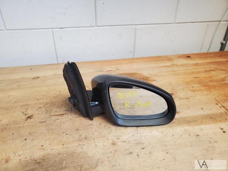 Opel Adam 2012 - 2020 spiegel rechts zwart kap gekrast €75, Auto-onderdelen, Spiegels, Opel, Gebruikt, Ophalen of Verzenden