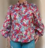 Ladies fashion wibra blouse bloemenprint roze 40 nieuw, Maat 38/40 (M), Verzenden, Ladies fashion, Nieuw