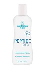 Australian gold nieuwe zonnebank crème peptide pro, Ophalen of Verzenden, Nieuw, Bodylotion, Crème of Olie