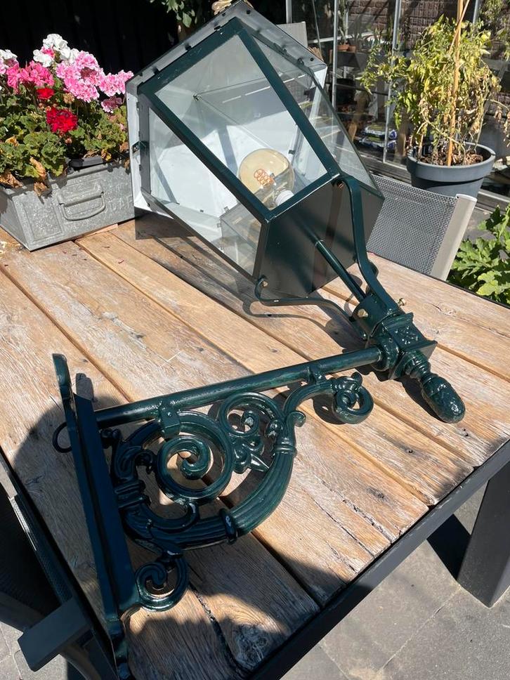 Gevellamp groot, Tuin en Terras, Buitenverlichting, Gebruikt, Wandlamp, Overige materialen, 50 tot 250 watt, Netvoeding, Waterbestendig