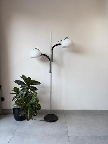 Vintage Dijkstra Vloerlamp Double Mushroom beschikbaar voor biedingen
