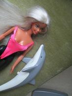 BARBIE  MET DOLFIJN EN GELUID IN OUTFIT Mattel, Verzenden, Zo goed als nieuw, Barbie