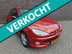 Peugeot 206 1.6-16V Air-line automaat airco trekhaak APK '26, 1025 kg, Stof, Gebruikt, Zwart