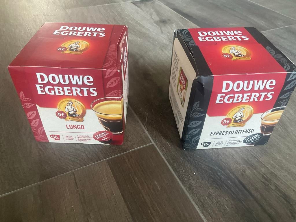 Douwe Egberts Lungo & Espresso Intenso - Koffiepads, Ophalen of Verzenden, Nieuw, Koffiemachine, Koffiepads en cups