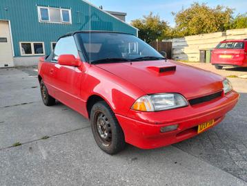 Suzuki Swift cabrio 1991 Rood geo metro beschikbaar voor biedingen