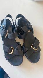 Sandalen pikolinos leer zelfde als panama jack zwart 39, Ophalen of Verzenden, Zo goed als nieuw, Zwart, Sandalen of Muiltjes