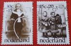 Nederland - 2x Kinderpostzegels 1974 - Kinderen, Postzegels en Munten, Postzegels | Nederland, Verzenden, Na 1940, Gestempeld