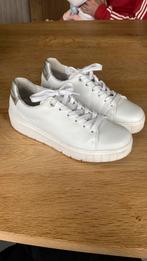 Gabor witte leren sneakers maat 41, Kleding | Dames, Ophalen of Verzenden, Zo goed als nieuw, Wit, Sneakers of Gympen