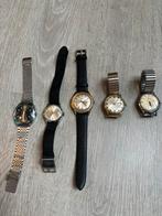 Vintage herenhorloges, Overige merken, Staal, Met bandje, Polshorloge