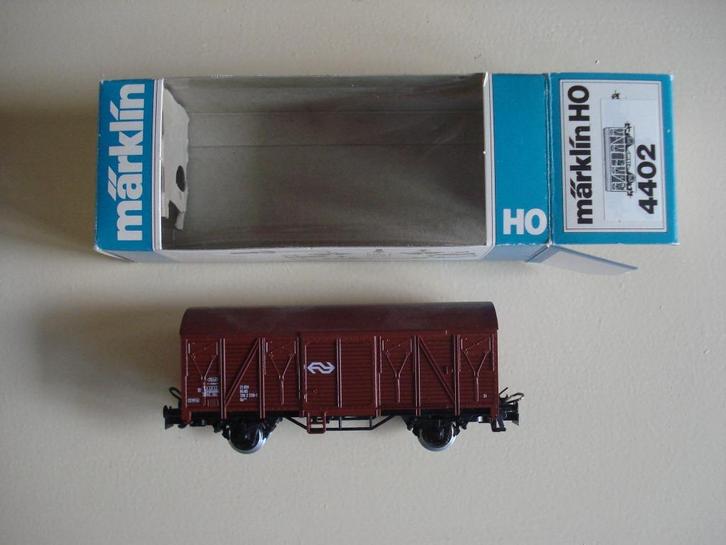 Marklin 4402 goederenwagon NS, Hobby en Vrije tijd, Modeltreinen | H0, Zo goed als nieuw, Wagon, Wisselstroom, Märklin, NS, Verzenden