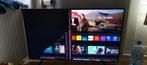 TV Samsung 55 + one connect+ cabel!, Ophalen, QLED, Refurbished, 120 Hz