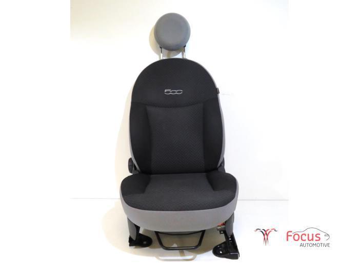 Stoel links van een Fiat 500, Auto-onderdelen, Interieur en Bekleding, Fiat, Gebruikt, 6 maanden garantie, 12 maanden garantie