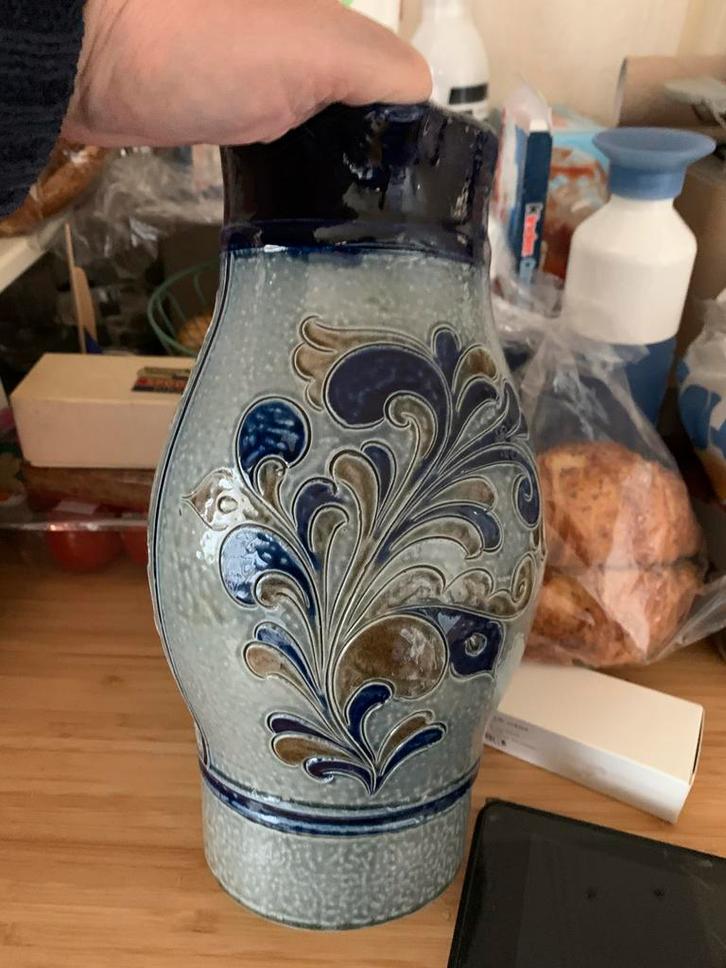 Duitse kan keramiek jaren ‘70. €17,50, Antiek en Kunst, Antiek | Keramiek en Aardewerk, Ophalen of Verzenden