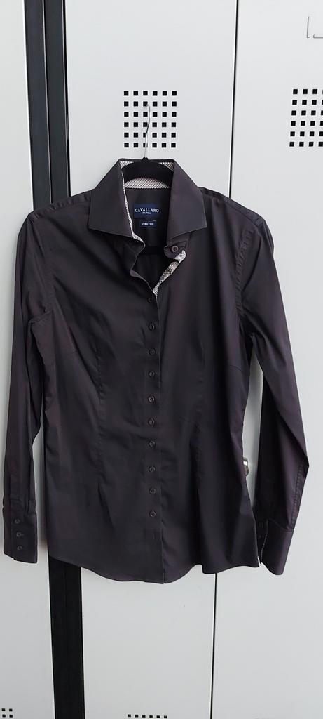 Cavallaro Napoli Blouse - Maat 42, Kleding | Dames, Blouses en Tunieken, Gedragen, Maat 42/44 (L), Bruin, Ophalen of Verzenden