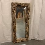 Spiegel – Driftwood / drijfhout- 140 x 60 cm - Bij TTM Wonen, Www.ttmwonen.nl, 100 tot 150 cm, Nieuw, Ophalen of Verzenden